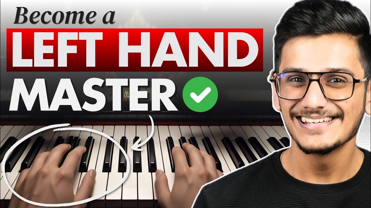 My Top 3 Left Hand Exercises | Master left hand on piano