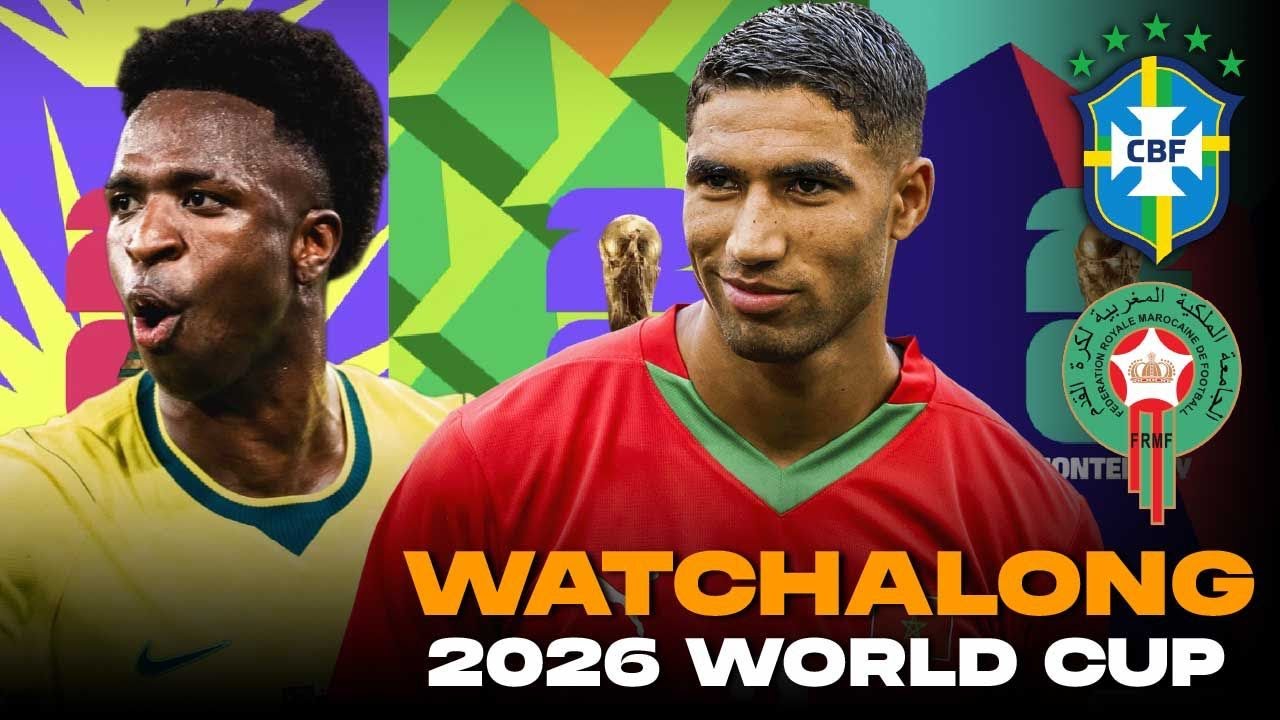 Brazil vs Morocco Live watchalong | Brazil 2026 World Cup Watch Party