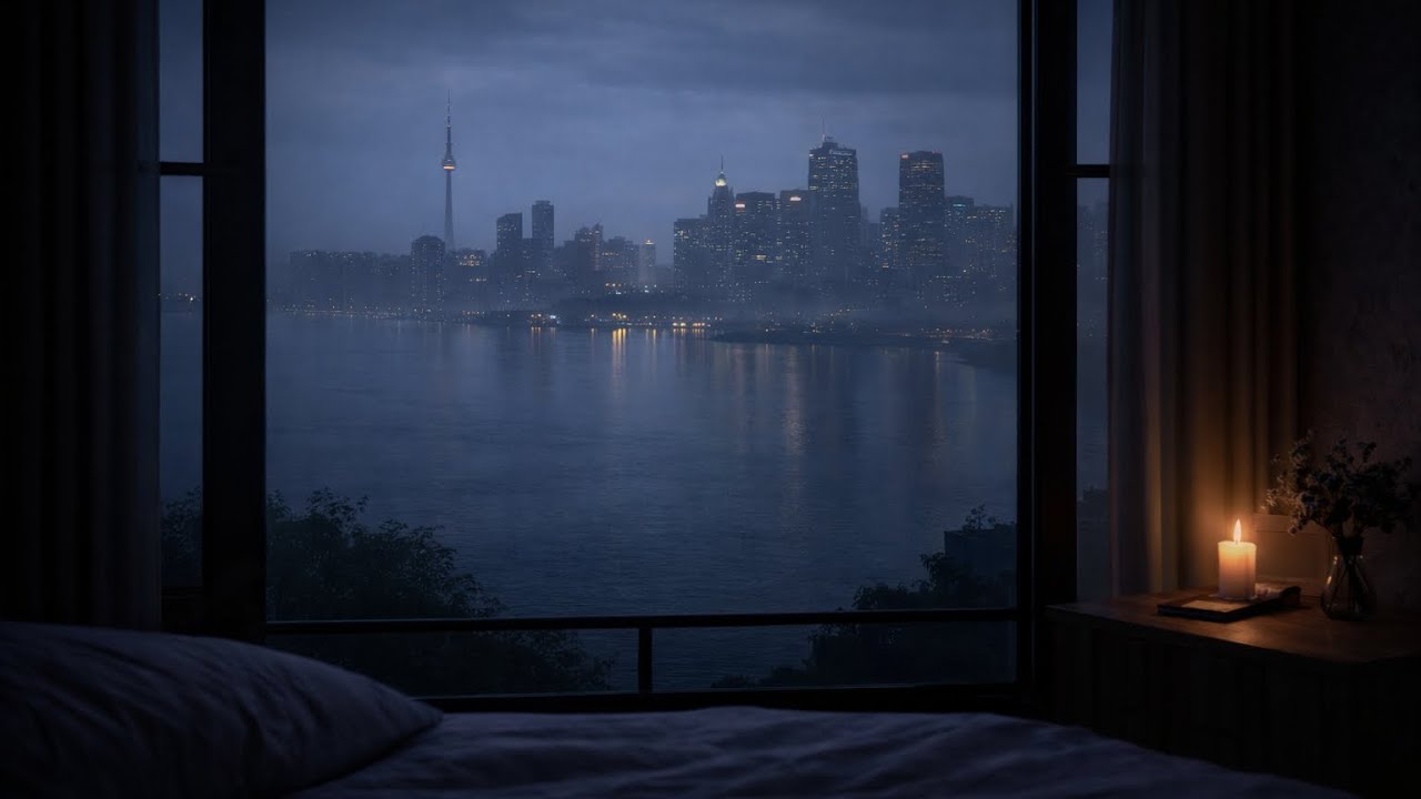 Almost Silent Night Sound for Deep Sleep | Before Dawn in Canada | 8 Hours