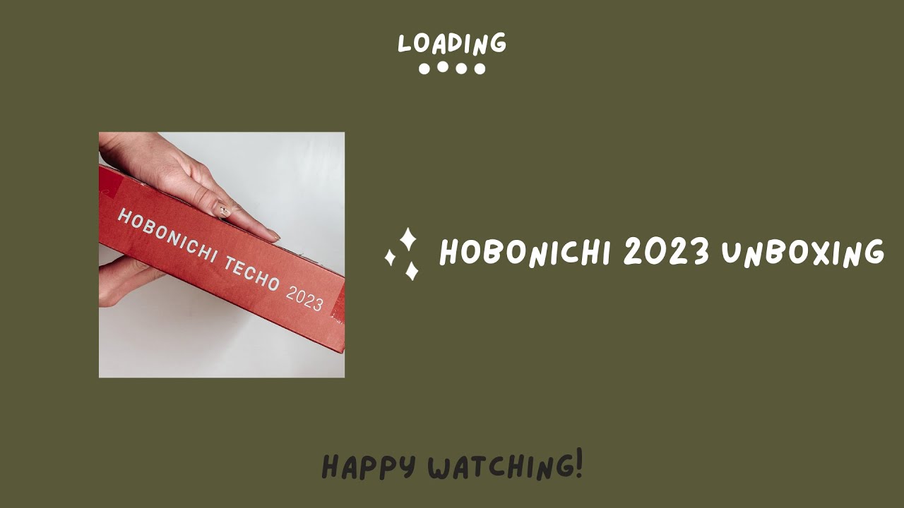 Hobonichi 2023 unboxing
