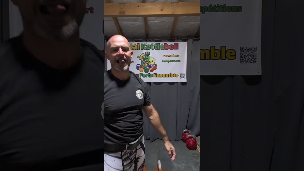 KETTLEBELL SPORT 3 JANVIER 2026 10X1MIN JERKS 2X28KGS, PR à 17 reps