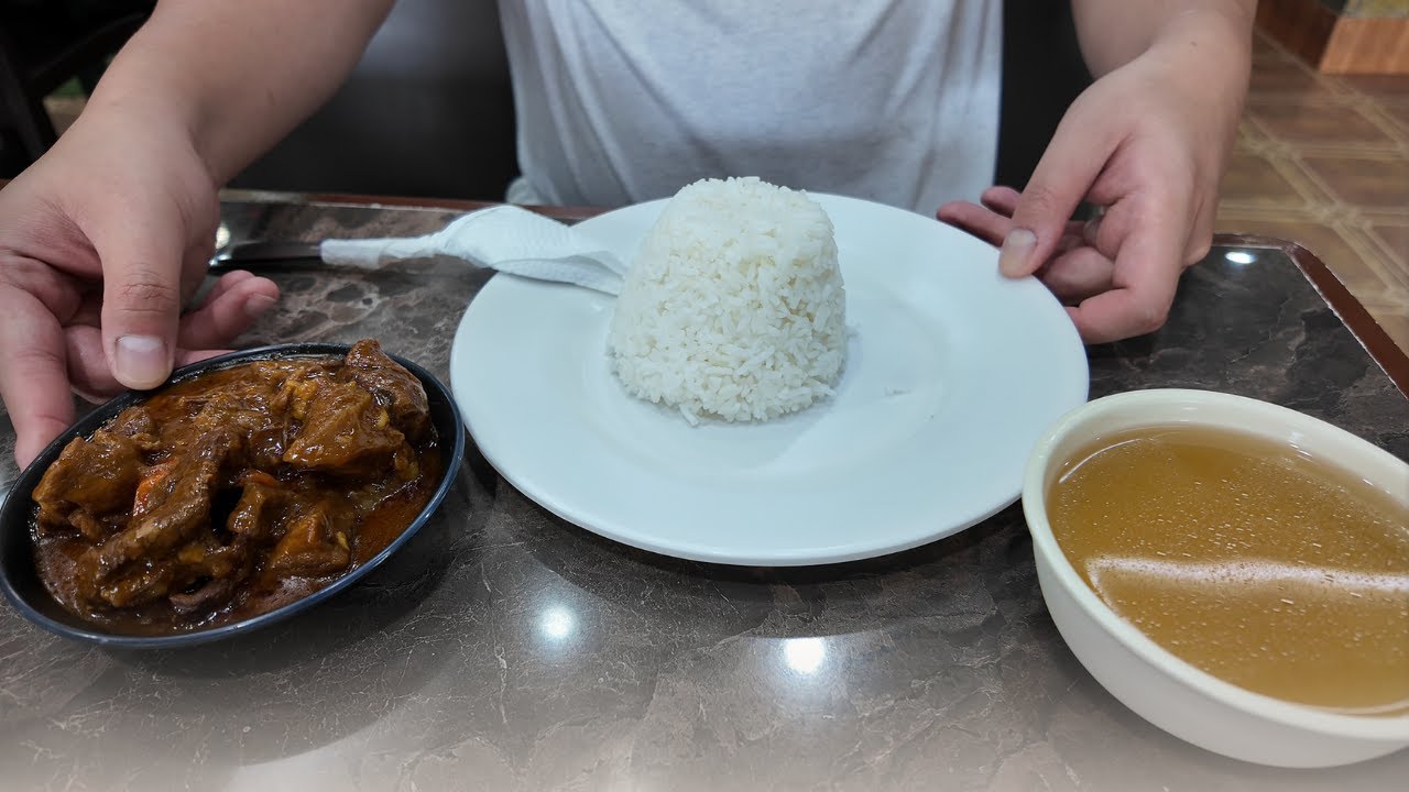 Filipino Office Worker Cheap Lunch at Aling Lucy's Panciteria