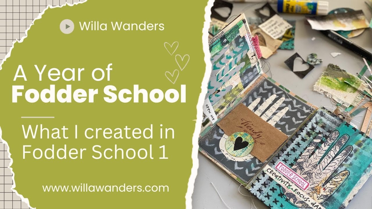 Fodder School 1 YouTube Hop by Wendy @willa.wanders