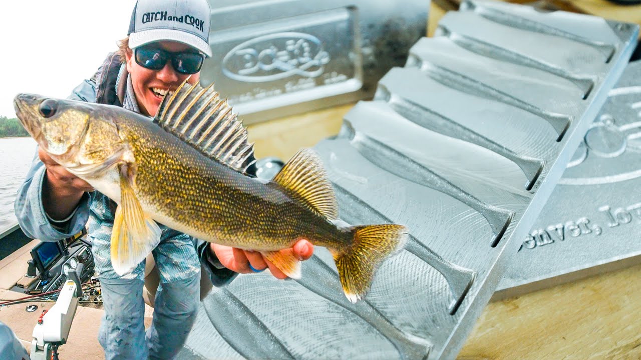 Lake Of The Woods Walleye - From Mold To Mouth (Lure Making)