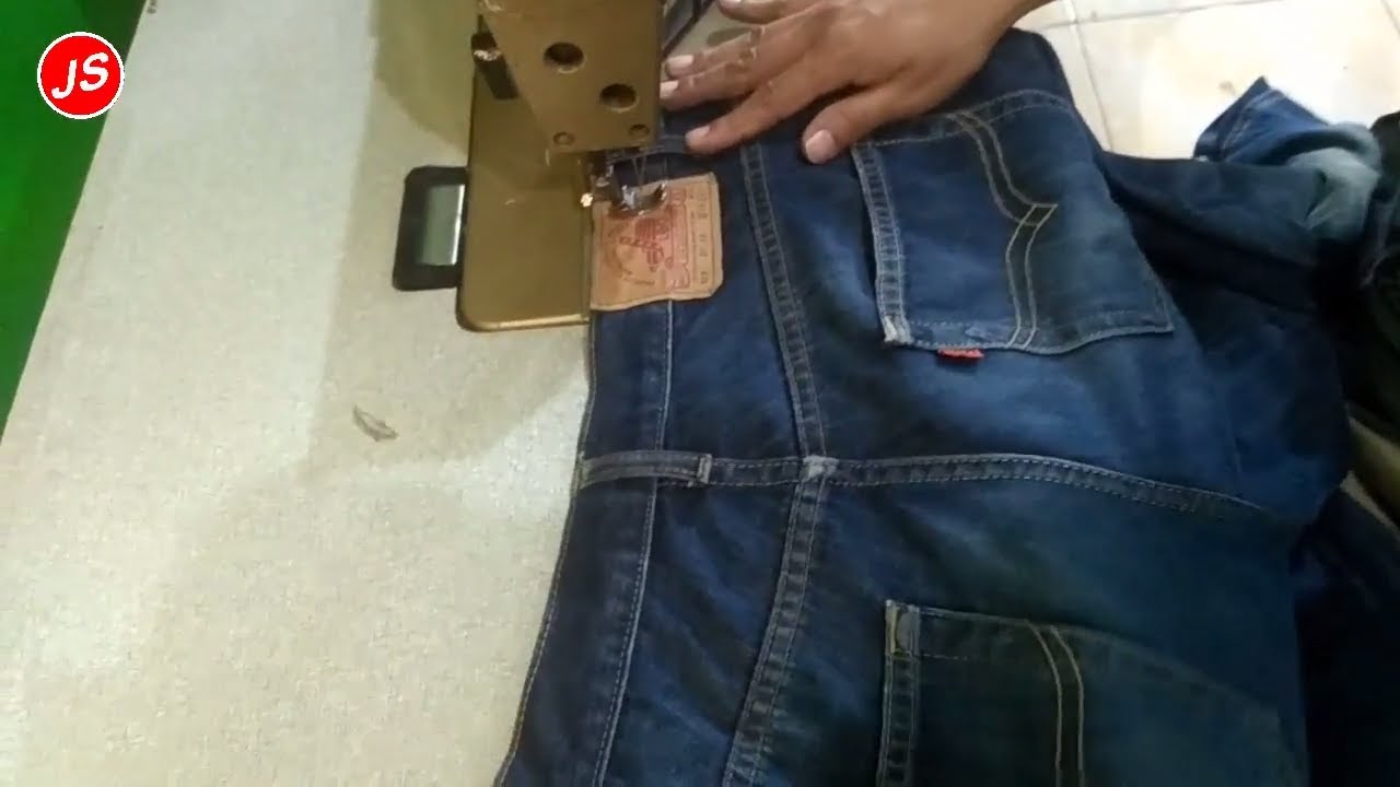 Cara Mengecilkan Pinggang Celana Jeans | Permak Levis