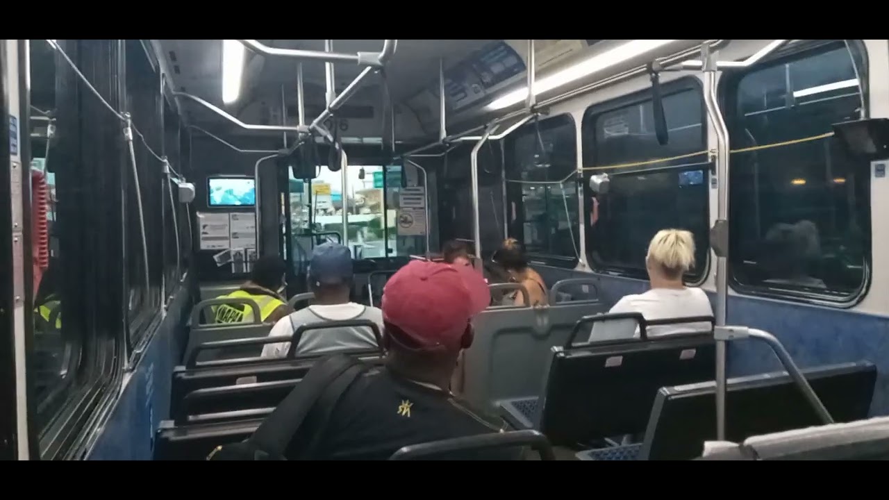 Hart bus #1016 on Route 1 to Marion Transit Center part 2
