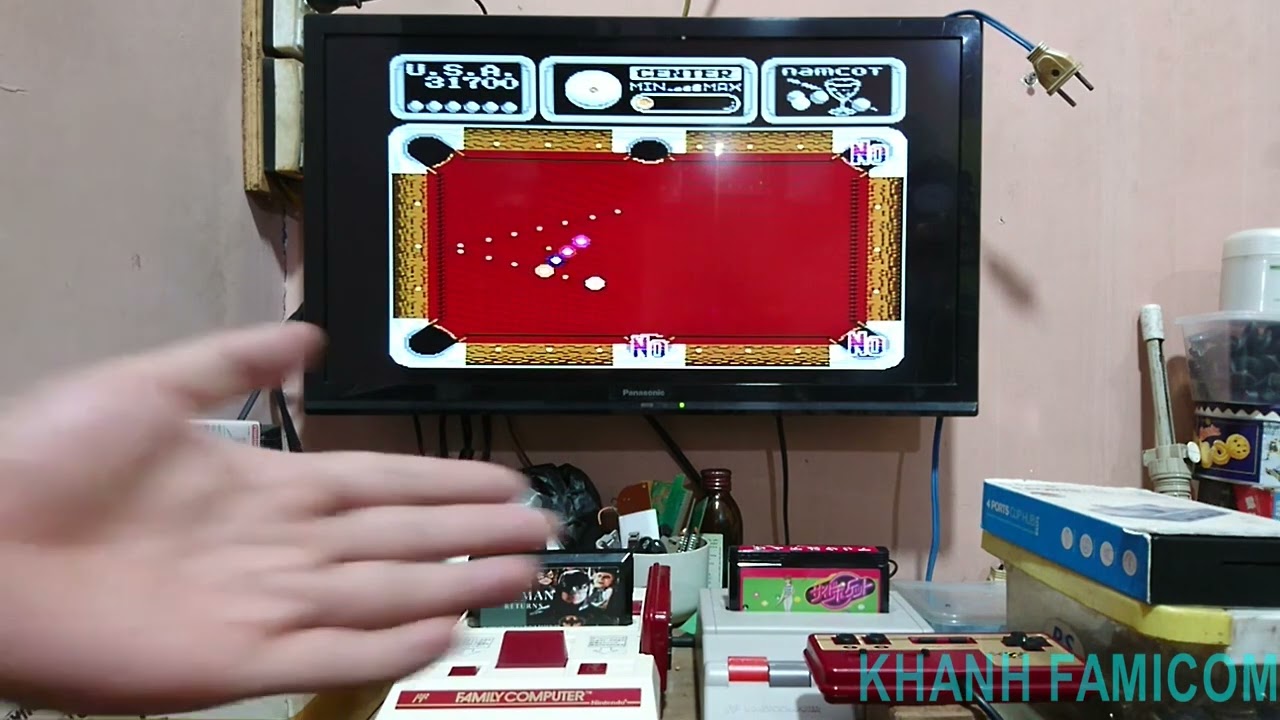 SIDE POCKET FAMICOM - 8 TRICK SHOT