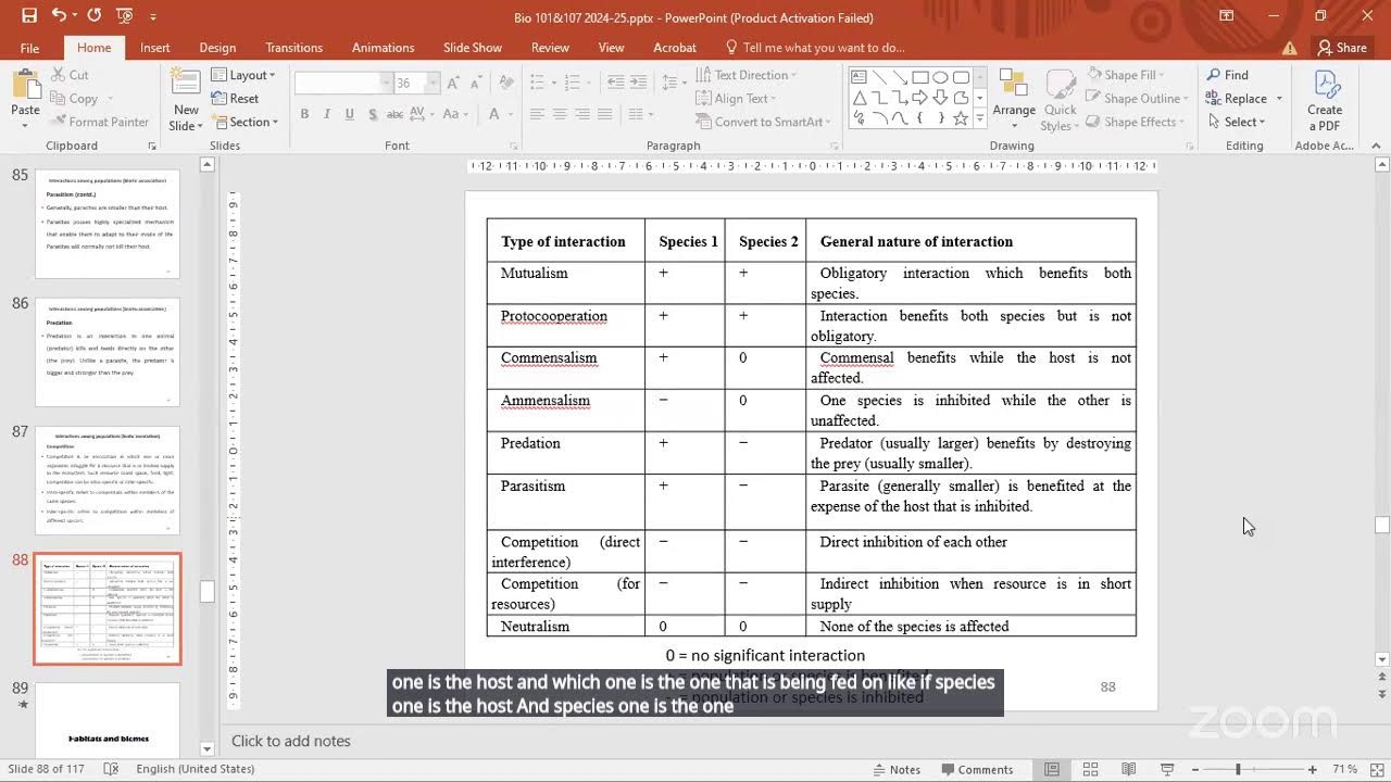 BIO 101/FSC 111 (Monday March10, 2025)