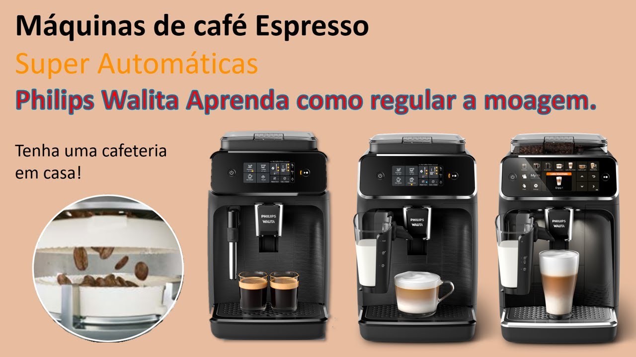 Como Regular a Moagem da M&aacute;quina de Caf&eacute; Espresso Philips Walita