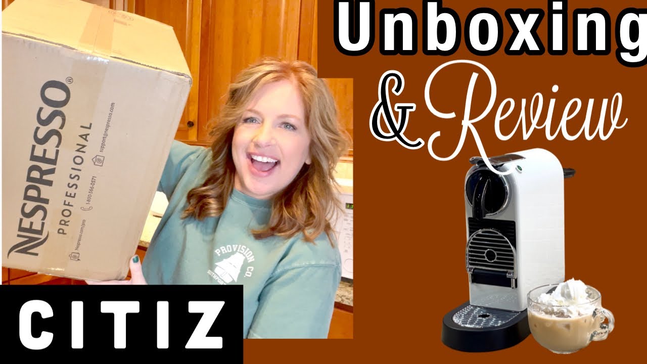 NEW 2022 Nespresso CITIZ unboxing setup & review | plus my first CARAMEL ICED LATTE ☕️