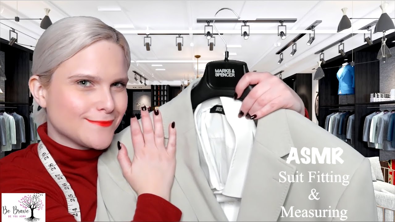 ASMR Male Personal Stylist Suit Measuring & Fitting