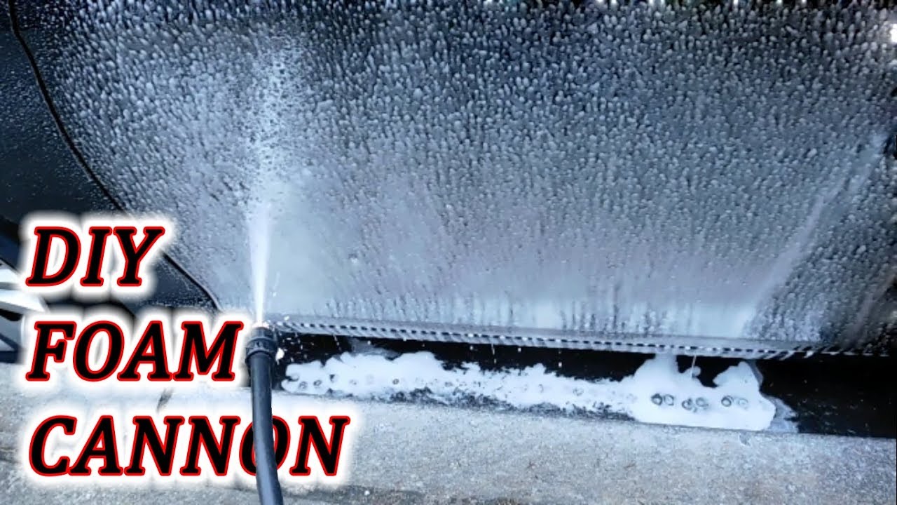 How To Turn a Garden Pump Sprayer Into a FOAM CANNON Hack | DIY