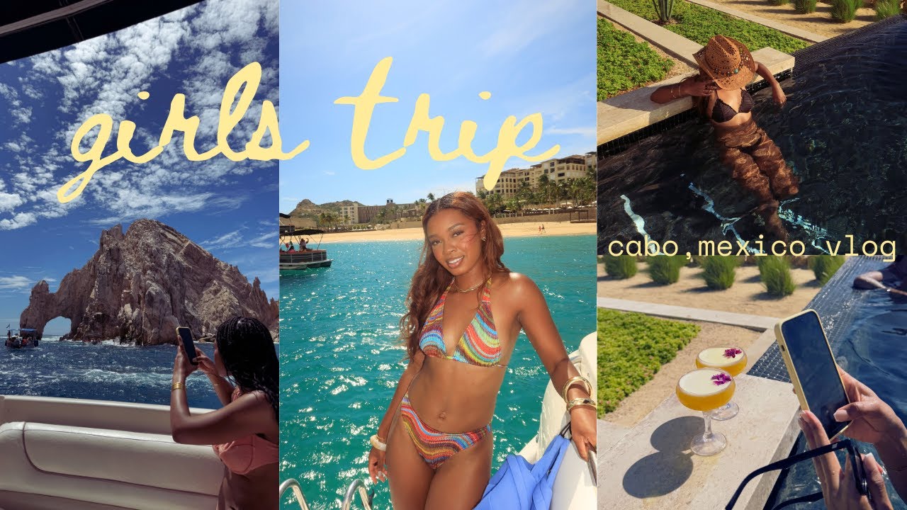 girls trip to CABO | outfits | makeup + yap |  hair care routine