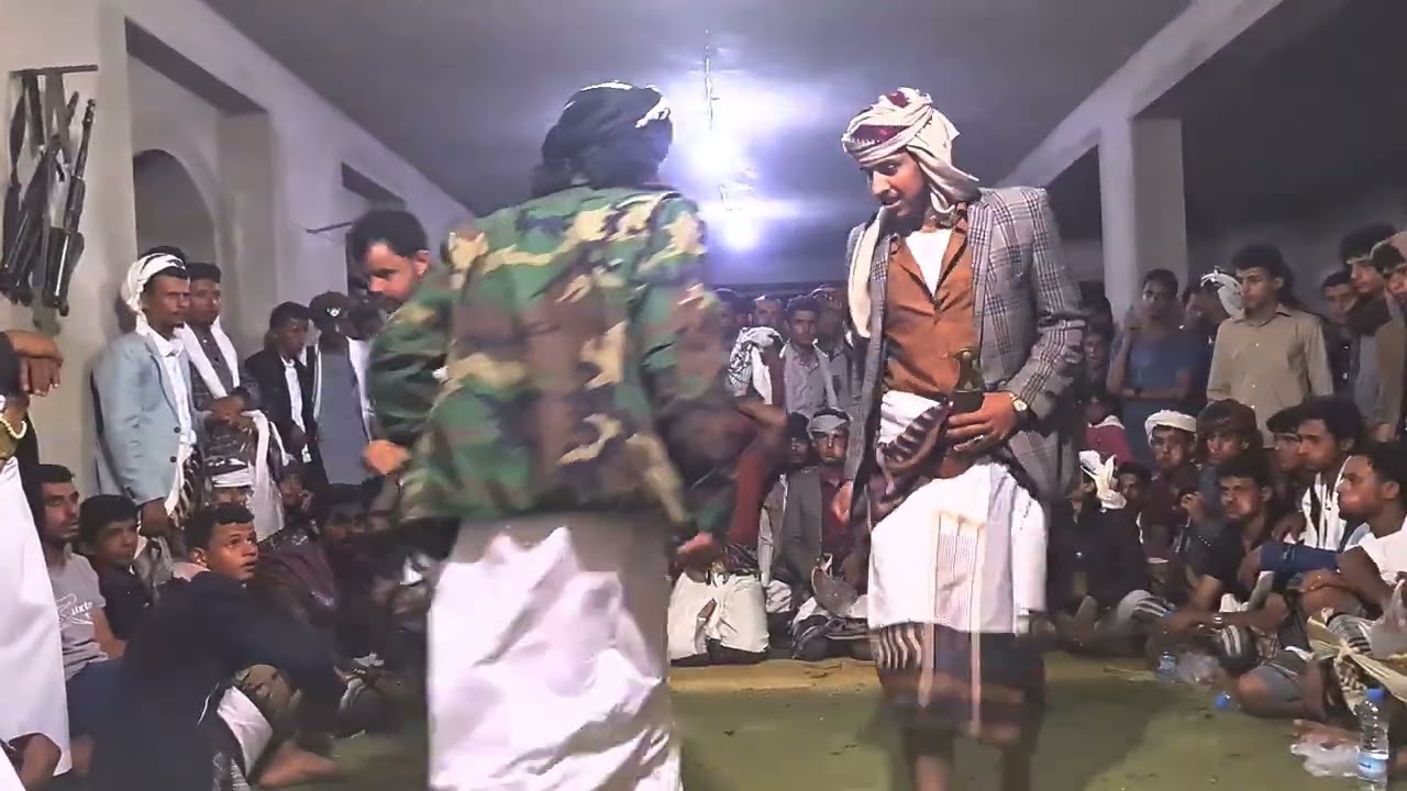 شرح بيضاني  زواجه صالح عبدالله     ومحمد عبدالله الهياشي