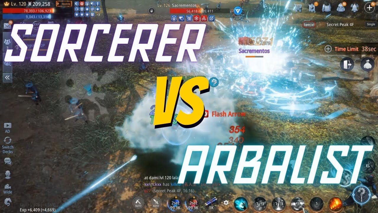 Mir4 PVP Sorcerer vs Arba #sorcerer #sorc #arba #arbalist