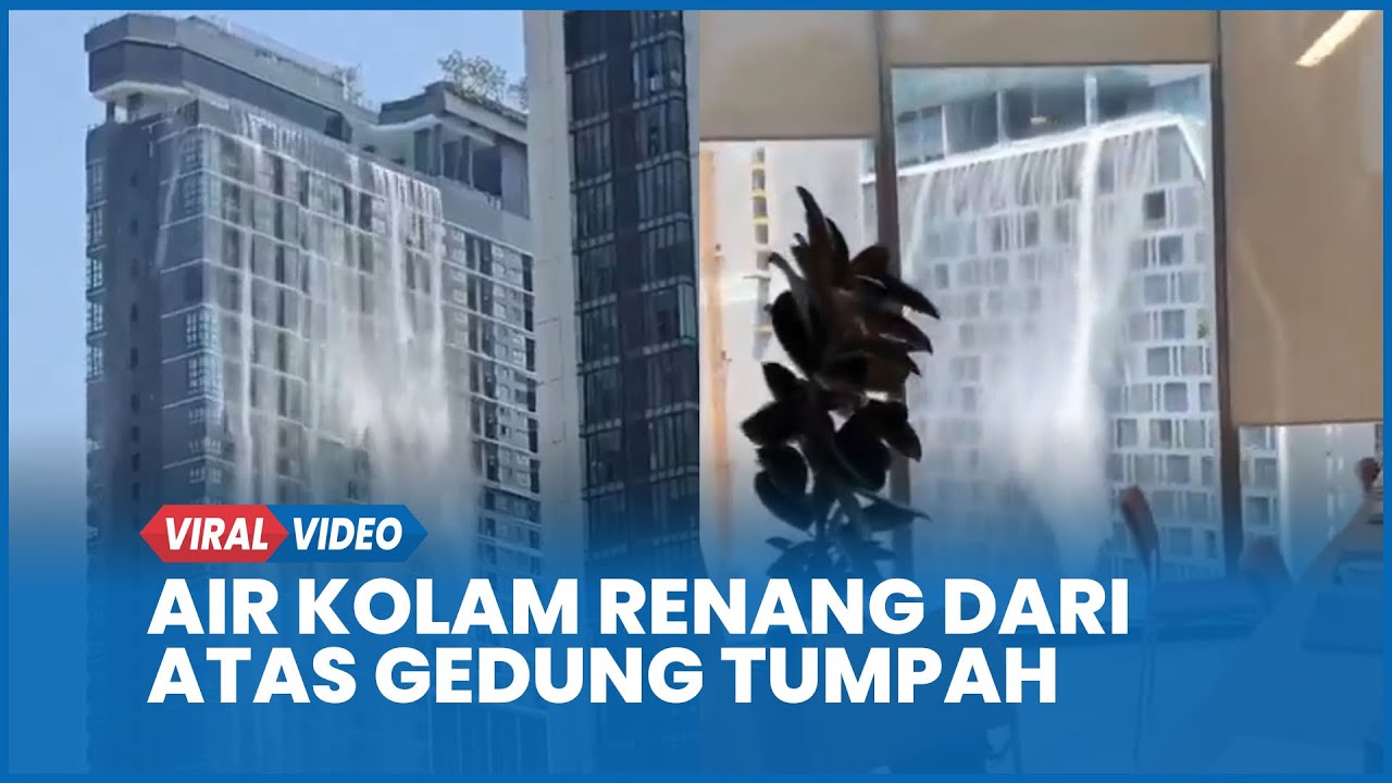 Detik-detik Gempa Myanmar 7.7 M Bikin Air Kolam Renang dari Atas Gedung Tumpah ke Jalanan