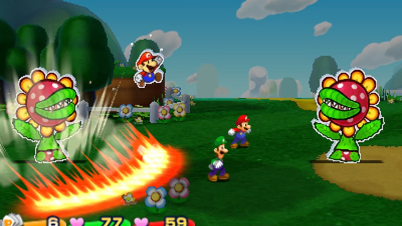 Mario & Luigi: Paper Jam Boss 6 - Paper Petey Piranha
