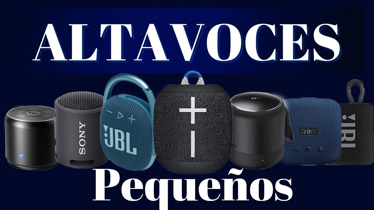 MEJORES ALTAVOCES BLUETOOTH  PEQUEÑOS 2023🔥/ TOP 7