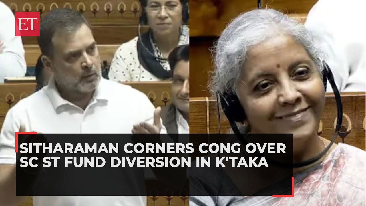 FM Sitharaman rakes up Karnataka's Valmiki Corporation scam in Lok Sabha during budget reply