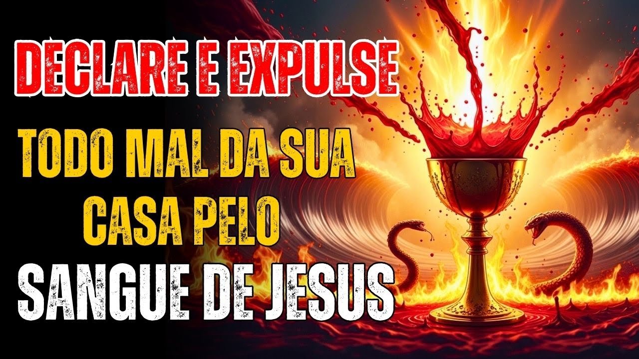 🩸 Declare e toda energia maligna SAI: Sangue de Jesus purifica sua casa agora mesmo