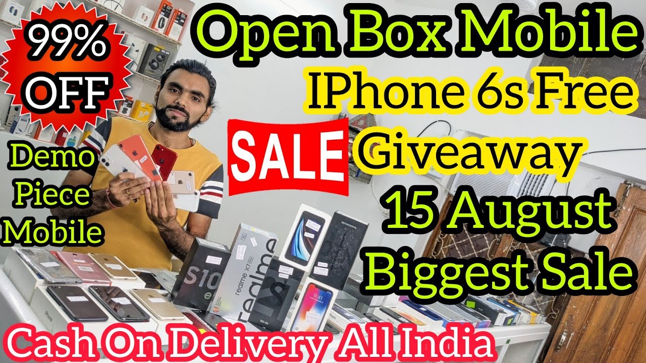 Open Box Mobile SealPack Price Drop Sale!! 15 August Sale IPhone 6s Free Giveaway Demo Mobile