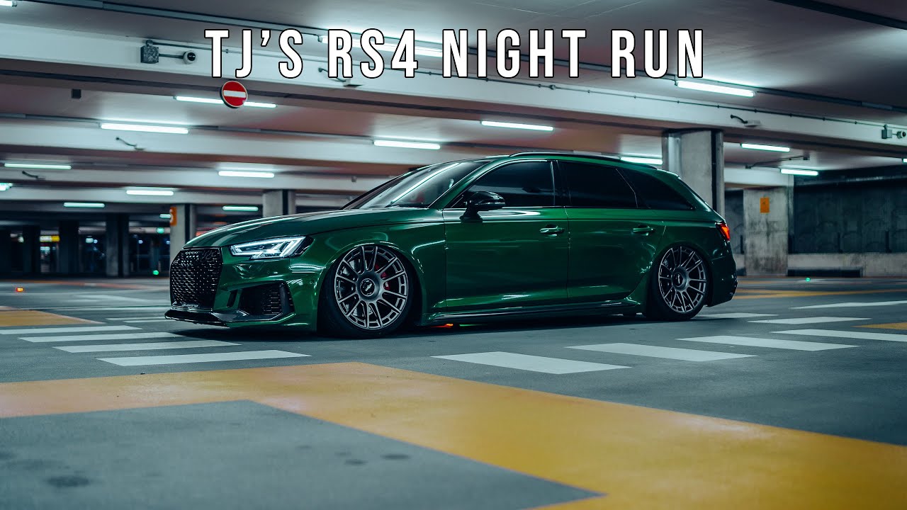 TJ's RS4 Night Run | (4K)