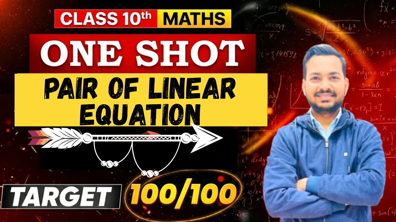 Pair of Linear Equations Class 10 | One Shot LIVE  | CBSE Boards 2026 | Shrey Rathi Sir