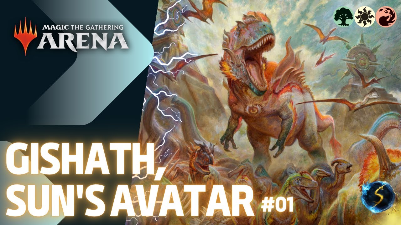 It's Showtime: Gishath, Sun's Avatar 🔥🌲☀️ #01 - MTG Arena - Historic Brawl