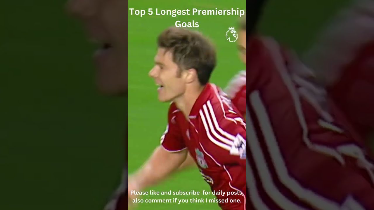 Top 5 Longest Premiership Goals.... So Far