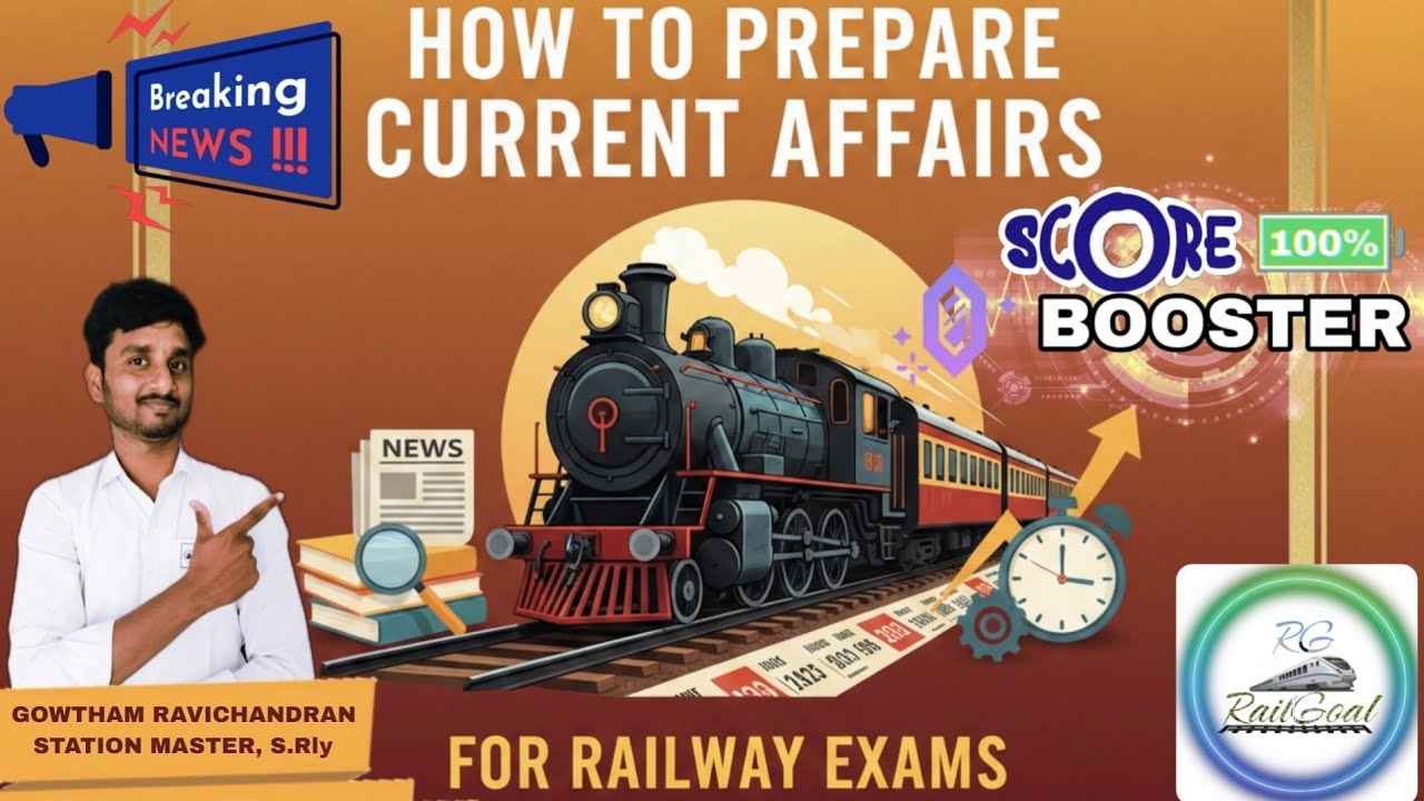 How To Study Current affairs For RAILWAY EXAMS| Most important current affairs #currentaffairs #rrb 