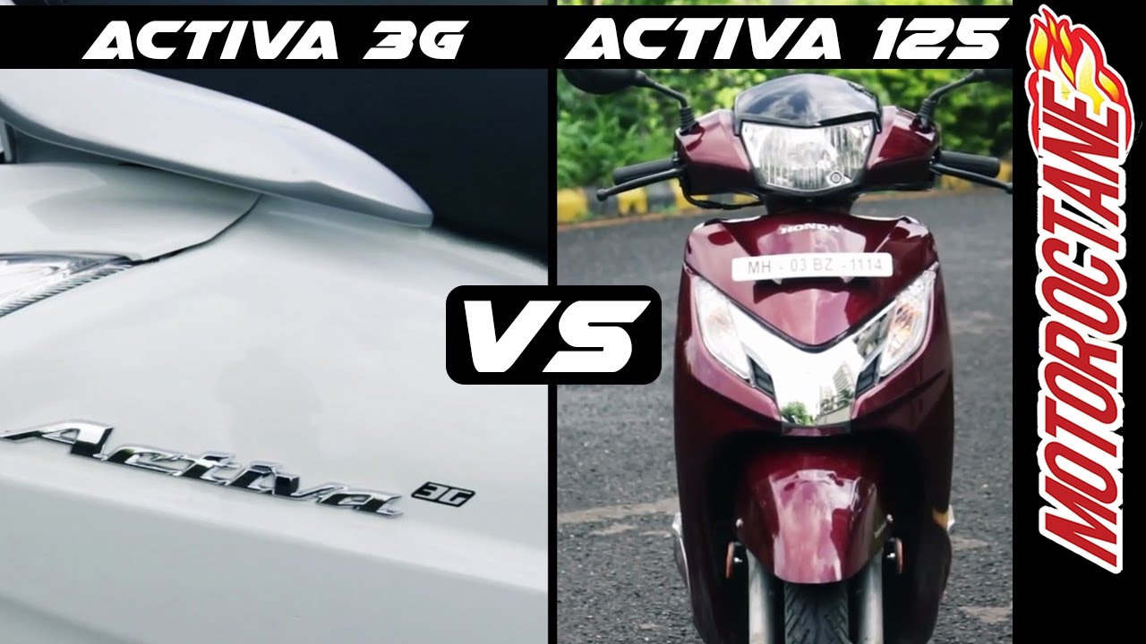 Honda Activa 3G vs Activa 125 Comparison | Hindi