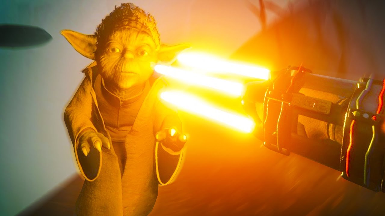Использование запрещенных световых мечей в Star Wars VR…