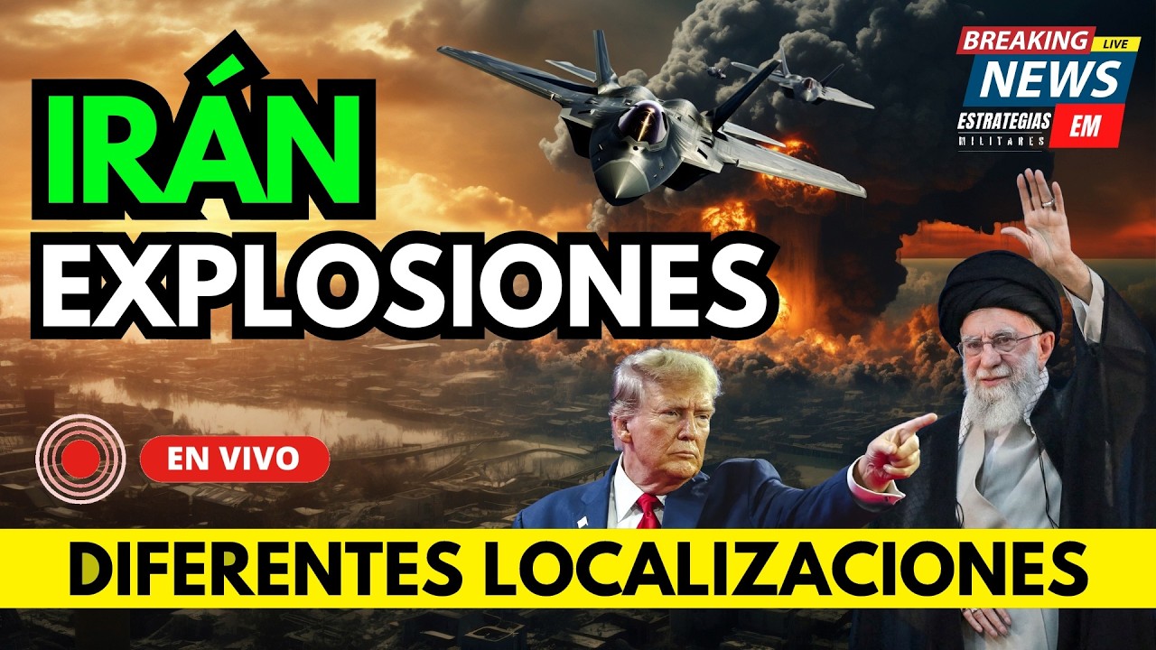 🚨 NOTICIAS IRÁN EXPLOSIONES EN TEHERAN ¿QUÉ ESTÁ  PASANDO?