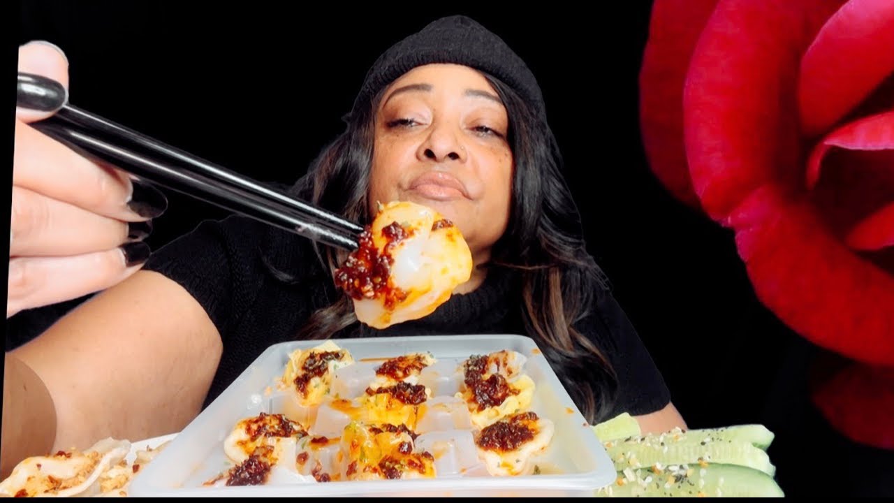 Димсам и пельмени Мукбанг 먹방 @imofficialm Спасибо