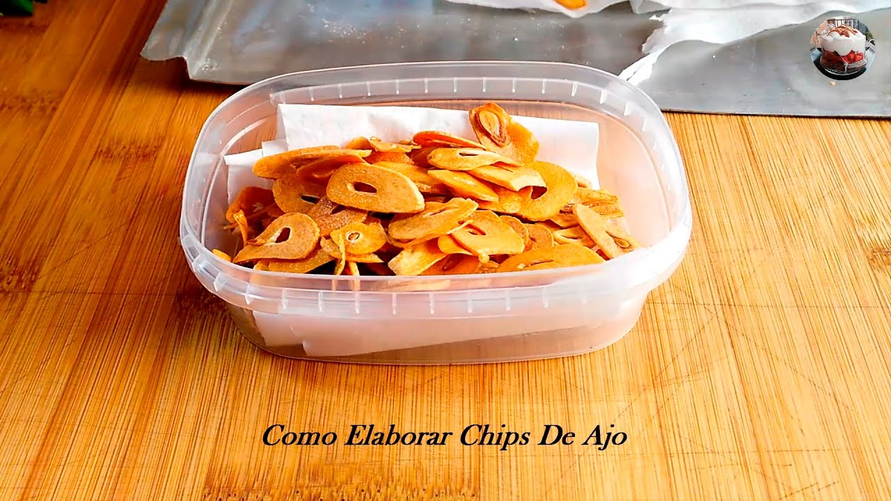 chips de ajo 
