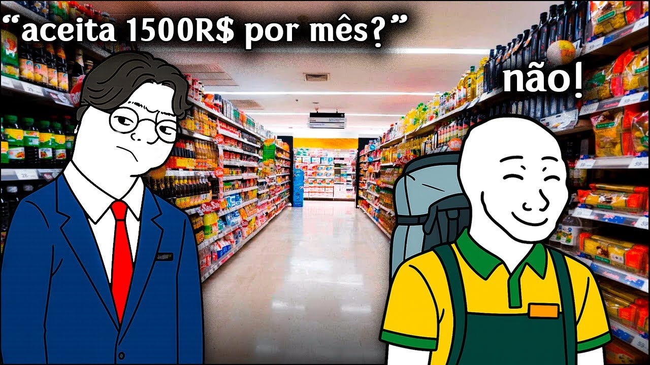 Não aceite ser ESCRAVO de Nenhuma EMPRESA (ou SUPERMERCADO)