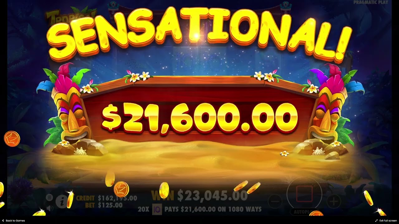Tropical Tiki - Big Bonus Buy - Sensational WIN - Online Casino Slot