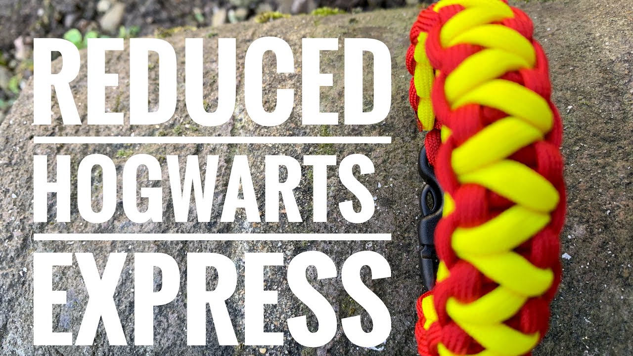 Reduced Hogwarts Express Paracord Bracelet