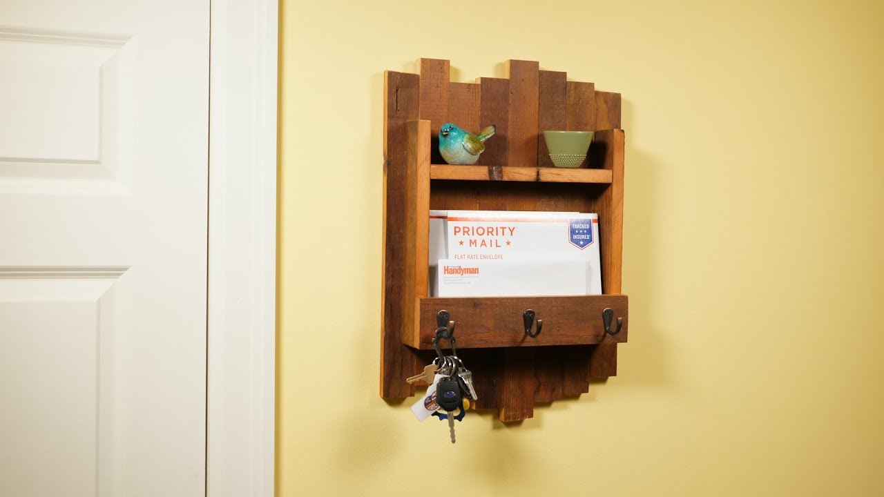 Build a Reclaimed Wood Key Hanger - Saturday Morning Workshop
