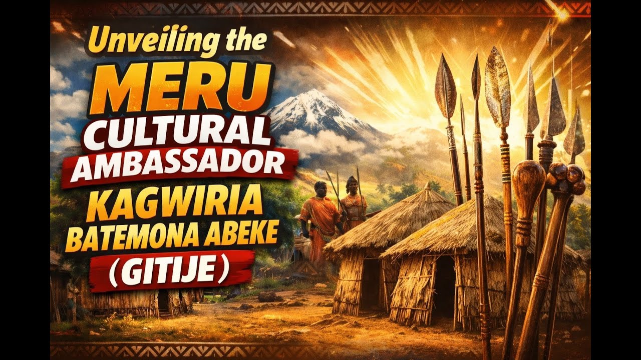 UNVEILING THE MERU  CULTURAL AMBASSADOR KAGWIRIA