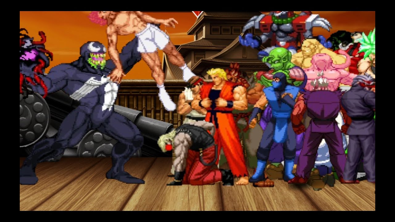 VARNAGE VS EVERYONE FT: Ryu Ryo Rugal Akuma Gouki Sagat Buu Picolo Broly Dragoon MrKarate Hulk Etc