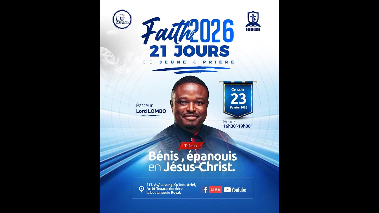 FAITH 2026 - JOUR 8-  Pasteur Lord LOMBO