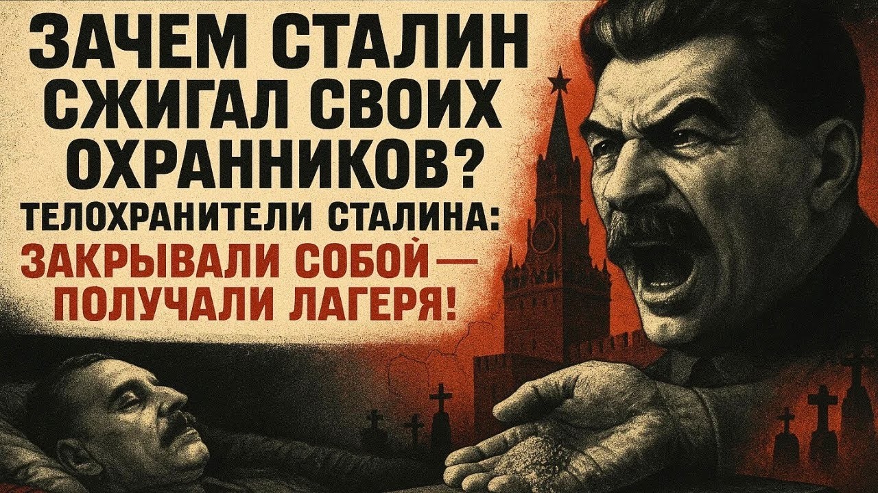 СТАЛИН СЖИГАЛ ОХРАННИКОВ. За что их сажали в лагеря и расстреливали?
