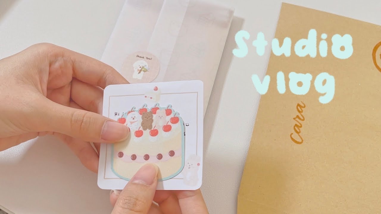 📦 studio vlog 04: asmr packing orders | no music, relaxing vlog