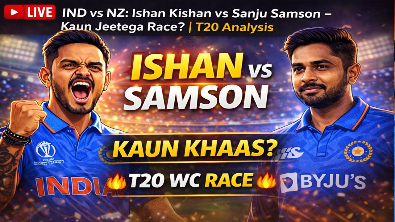 🔴IND vs NZ | Ishan Kishan vs Sanju Samson 🔥 Tilak Fit, Iyer Out | Kaun Banega T20 First Choice?