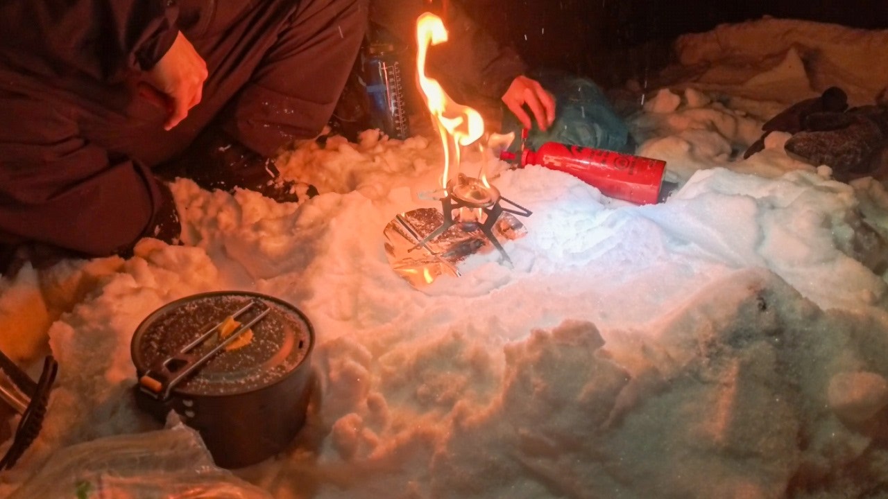 Winter Backpacking on Slide Mountain — Overnight in a Snowstorm