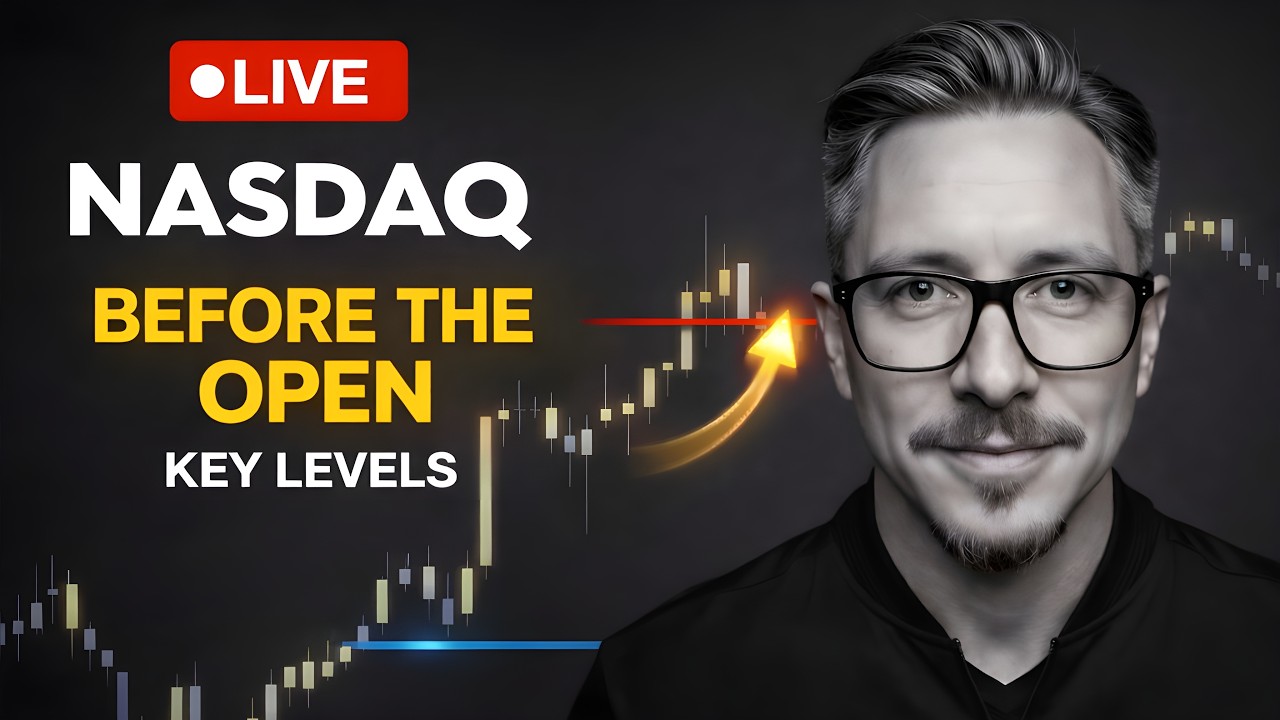 ⭕ Nasdaq Pre Market Analysis | NQ Key Levels Before The Open (LIVE)