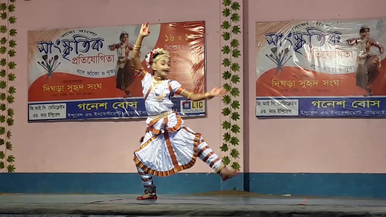 Best 'Nazrul Nritya' 'Partha Sarathi' classical performance by Baby Mohana from Basirhat.