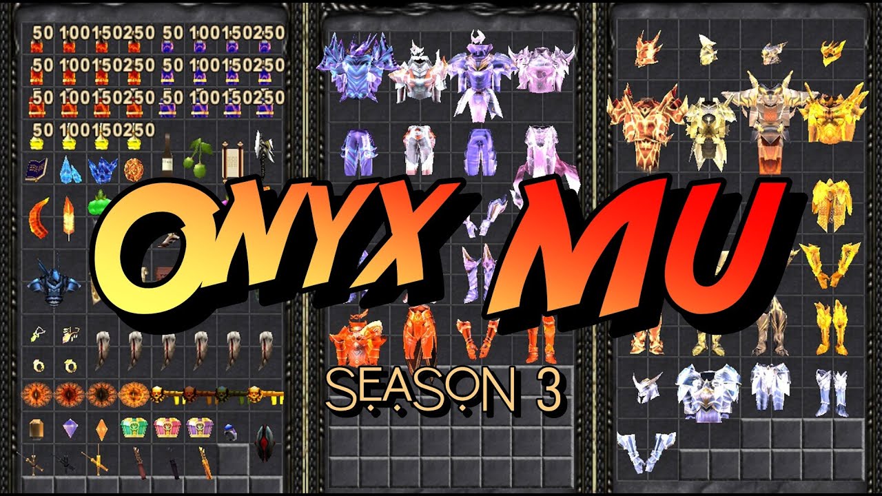 Onyx MU Season 3 ( Fast Server ) | Mu Online PC