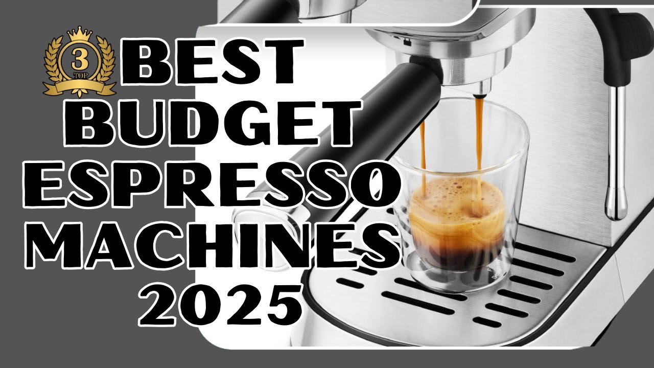 Топ-3 лучших бюджетных эспрессо-машины для дома 2025 года ☕ | Кофе, качественный как у бариста, п...